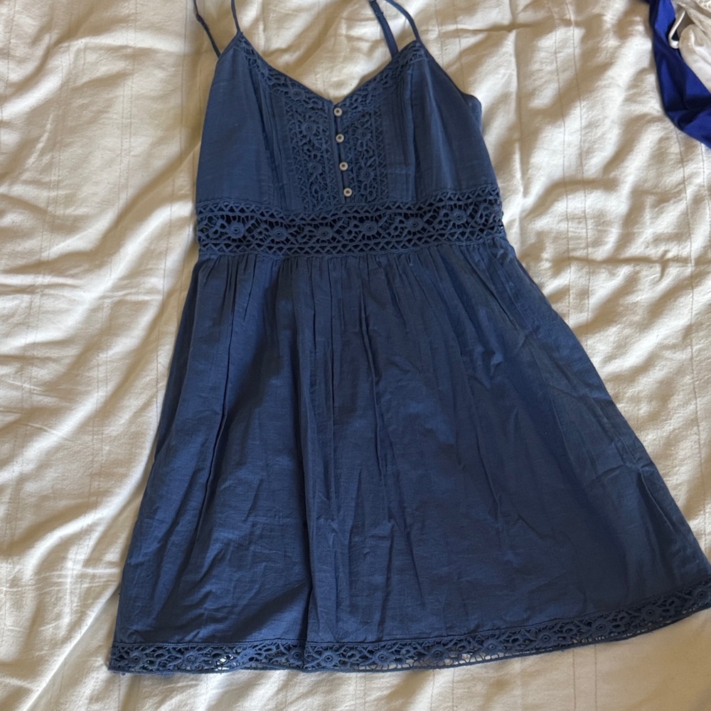 Abercrombie & Fitch Blue Lace Dress